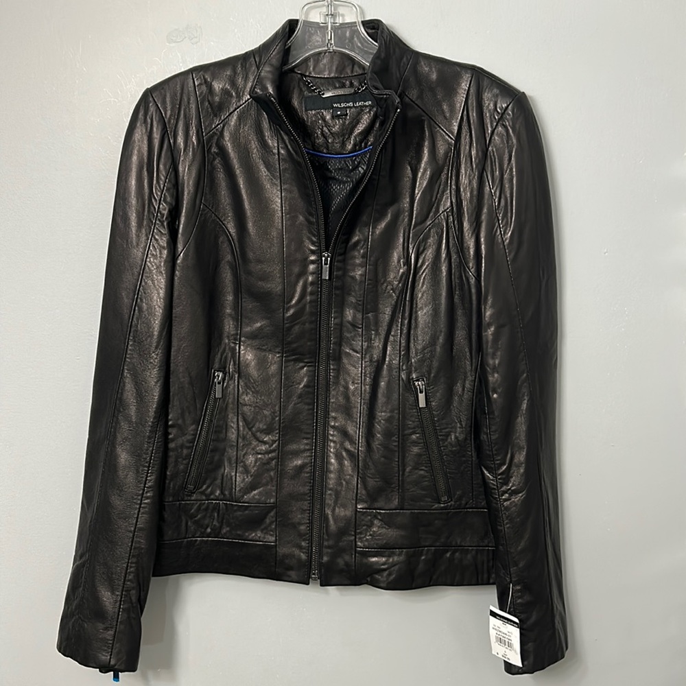 Wilsons Leather Jacket Sz S